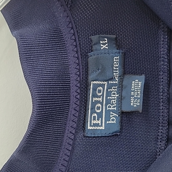 POLO Ralph Lauren BIG PONY Golf Shirt Snaps Performance Mesh Trim XL Men's - Picture 3 of 9